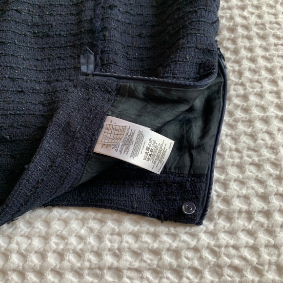 Brooks Brothers Navy Tweed Skirt - Picture 5 of 5